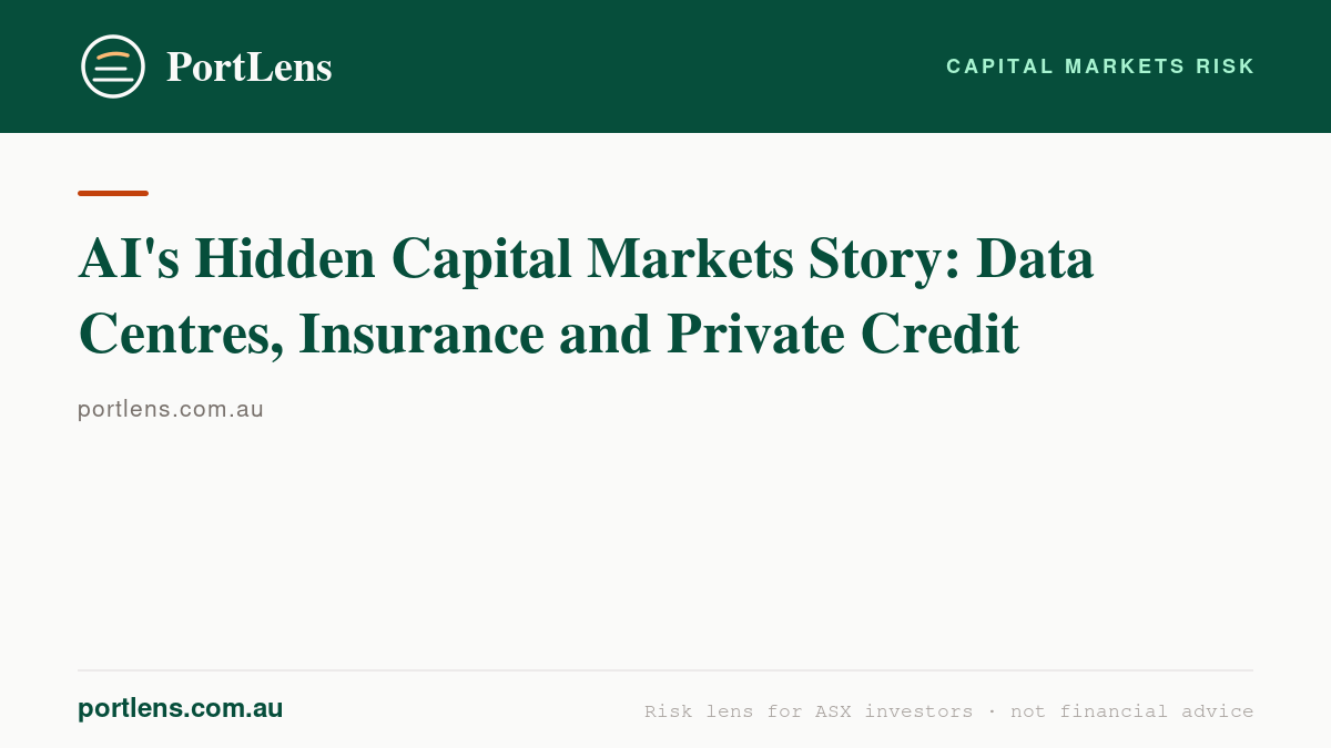 AI's Hidden Capital Markets Story: Data Centres, Insurance and Private Credit