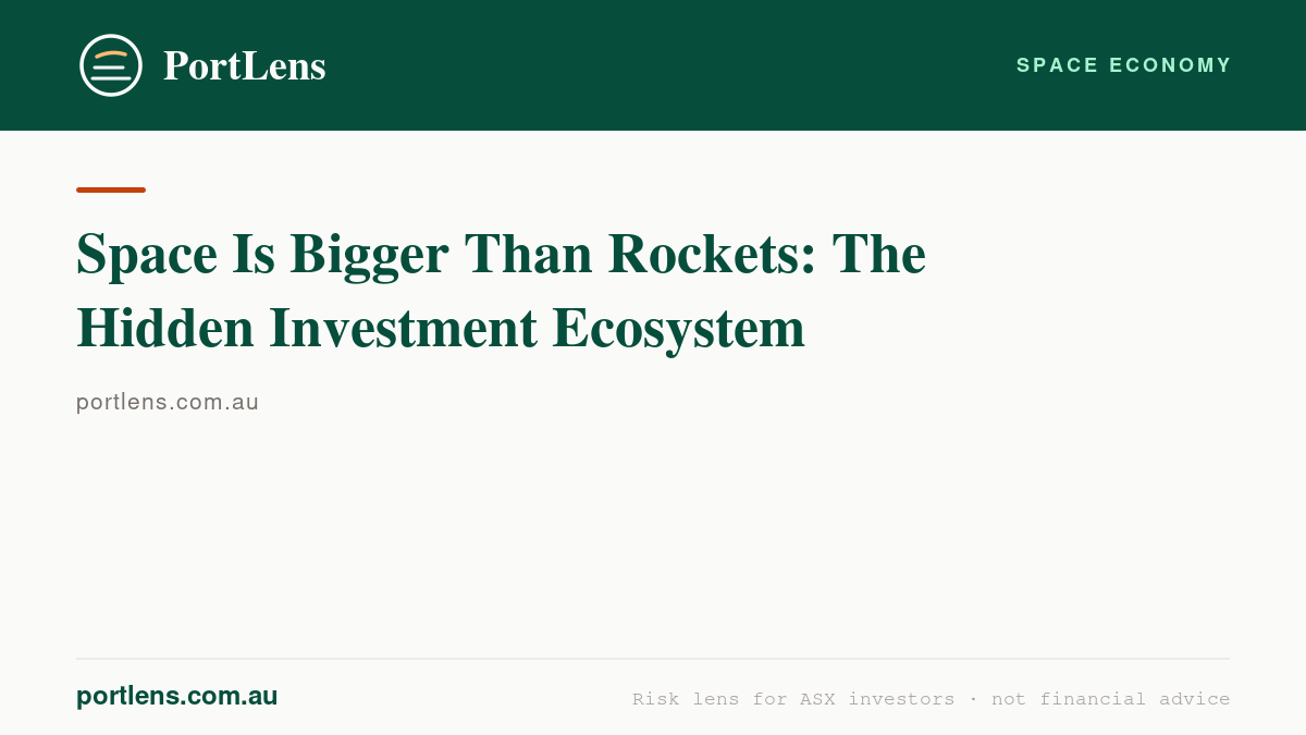 Space Is Bigger Than Rockets: The Hidden Investment Ecosystem