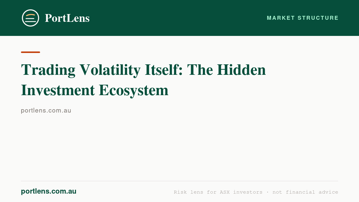Trading Volatility Itself: The Hidden Investment Ecosystem