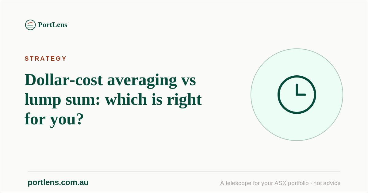 Dollar-cost averaging vs lump sum: which is right for you?